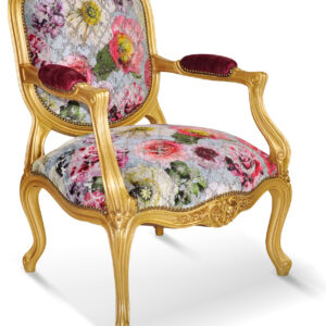 Fauteuil LOUIS XV en hêtre massif sculpté main – fauteuil classique à Valognes