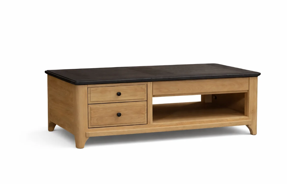 Table basse dînette VAUBAN en chêne massif – Image 2