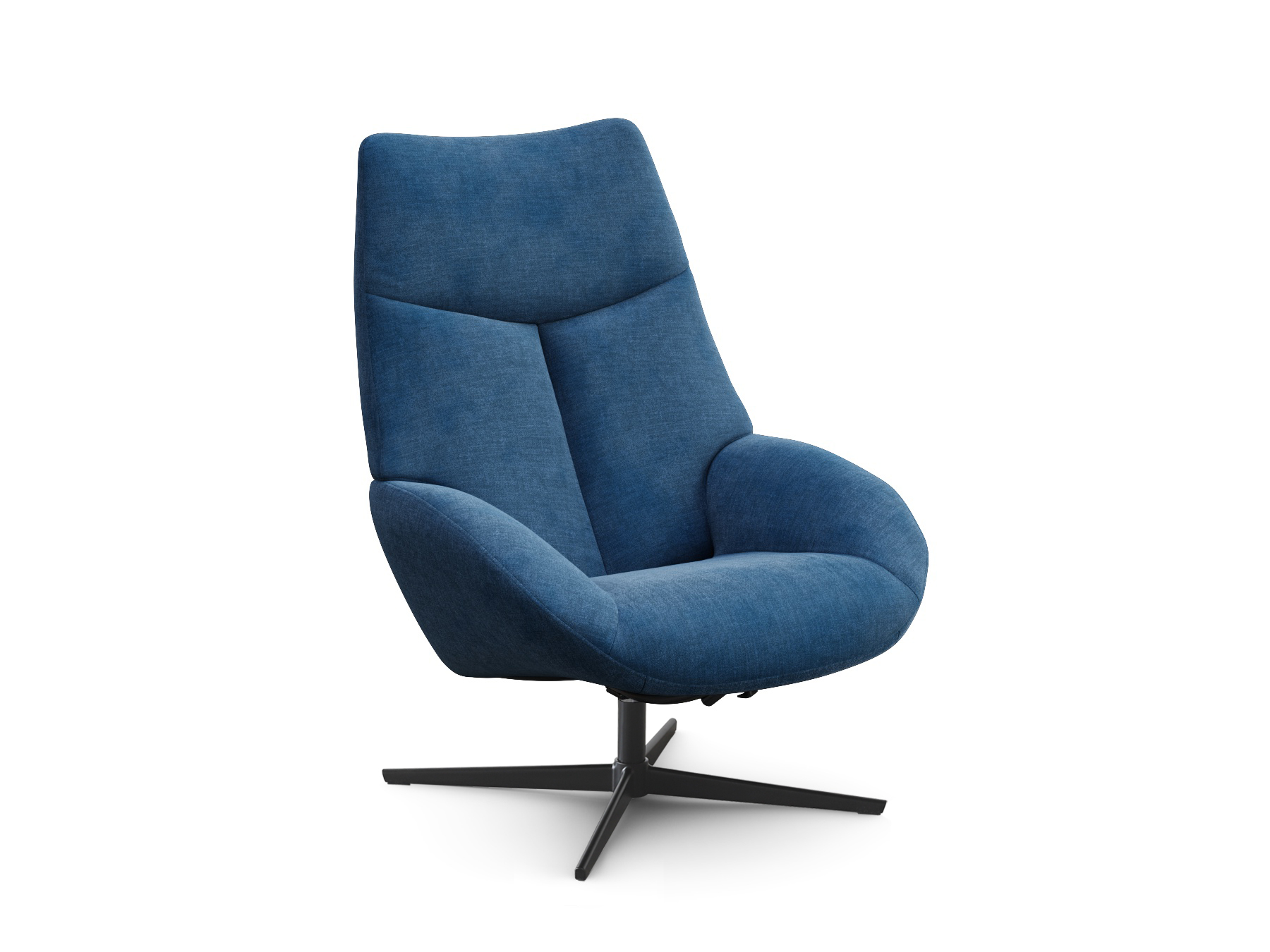 Fauteuil ESPRIT pivotant avec pied chrome ou noir – fauteuil confort à Valognes