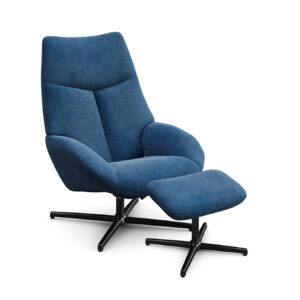 Fauteuil ESPRIT pivotant avec pied chrome ou noir – fauteuil confort à Valognes