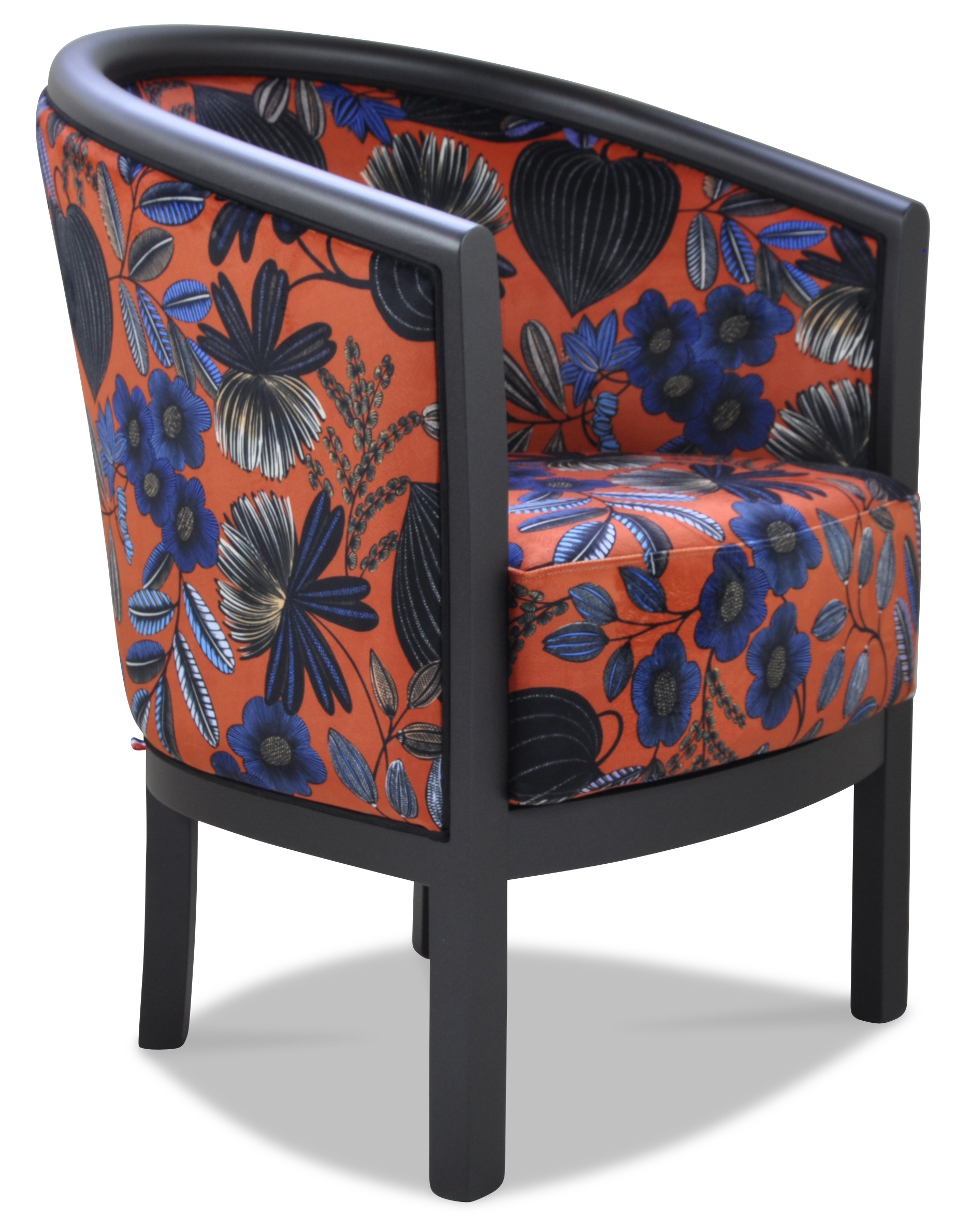 Fauteuil JULIEN en hêtre massif avec assise mousse 40 kg/m³ – fauteuil compact à Valognes