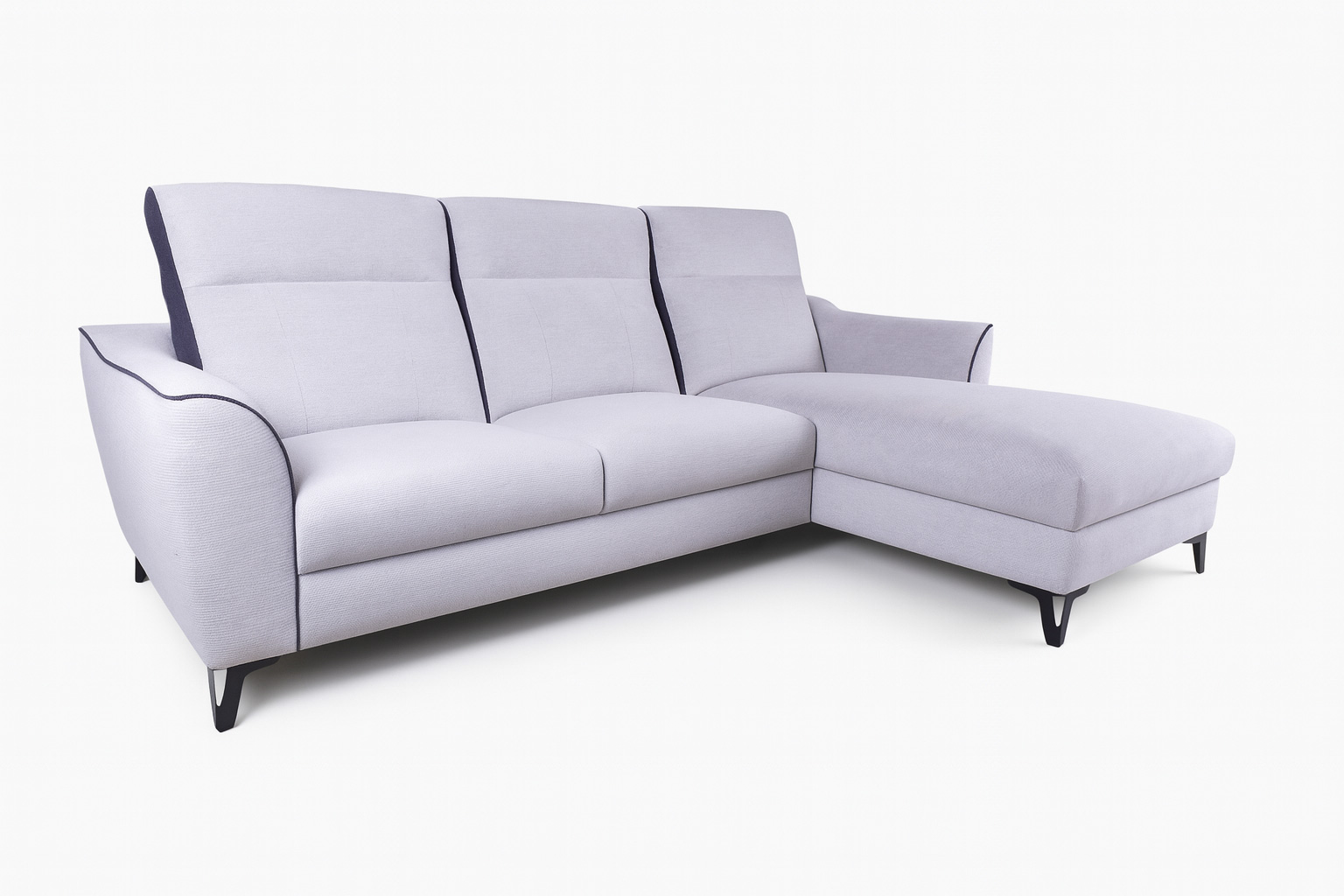 Canapé relax CHARLINE 3 places électrique avec têtières réglables – canapé tissu ou cuir à Valognes