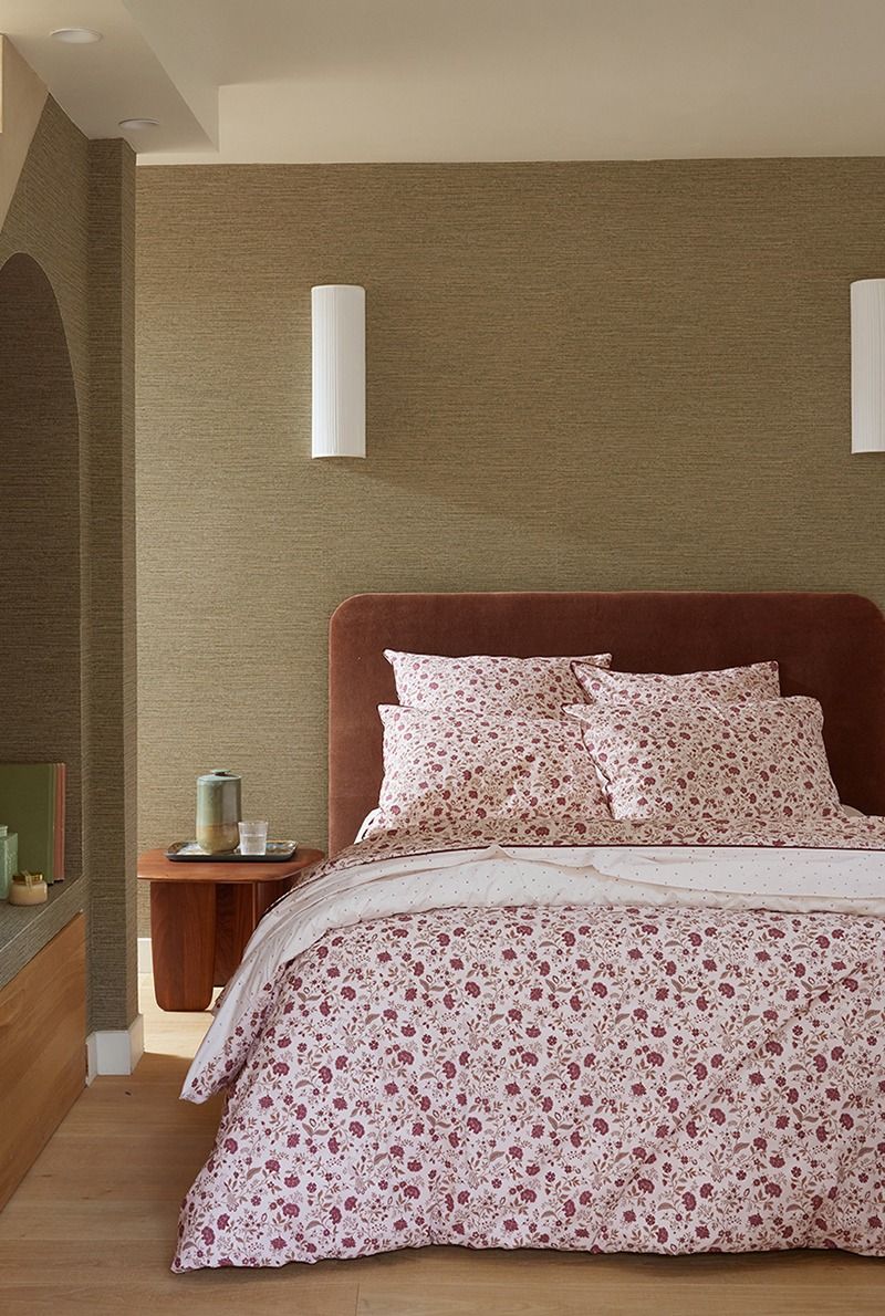 Housse de couette Oriental Garden Essix en percale de coton – linge de maison à Valognes