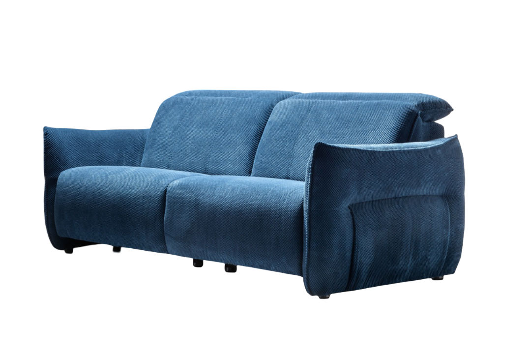 Canapé ALBA avec têtières Recliner et relaxation électrique en option – canapé tissu ou cuir à Valognes