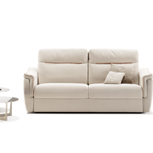 Canapé convertible KIKO couchage 140 cm avec matelas ressorts ensachés – canapé convertible tissu à Valognes